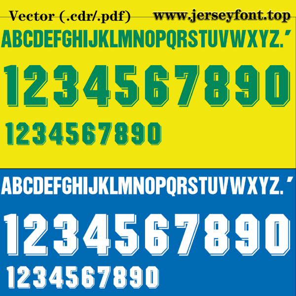 1994 Brazil font