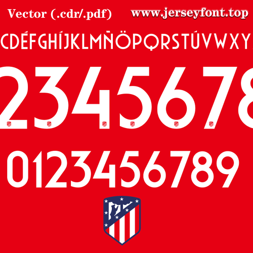Atlético Madrid font