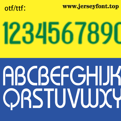2006 Brazil font